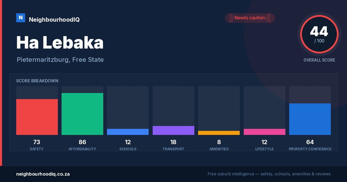 Ha Lebaka report card