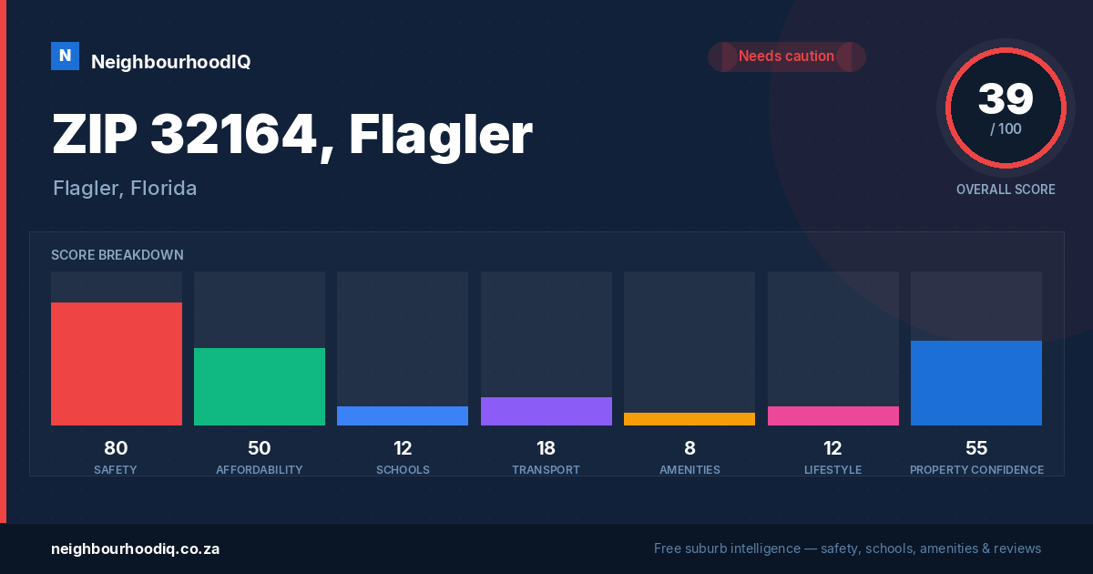 ZIP 32164, Flagler report card